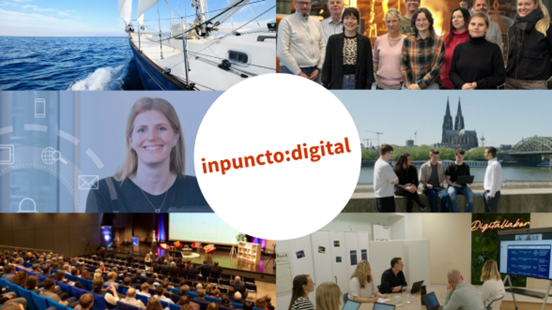 Bildcollage aus den verschiedenen Themen der inpuncto:digITal